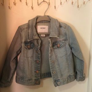 Old navy baby girls jean jacket size 2